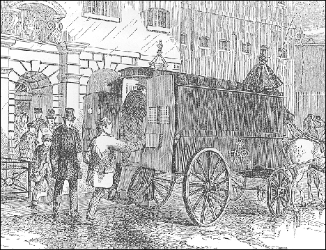 the first Black Maria of the Metropolitan Police