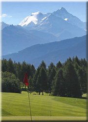 view in Crans sur Sierre