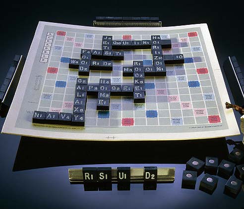 Space & Air Museum: scrabble game on a space shuttle